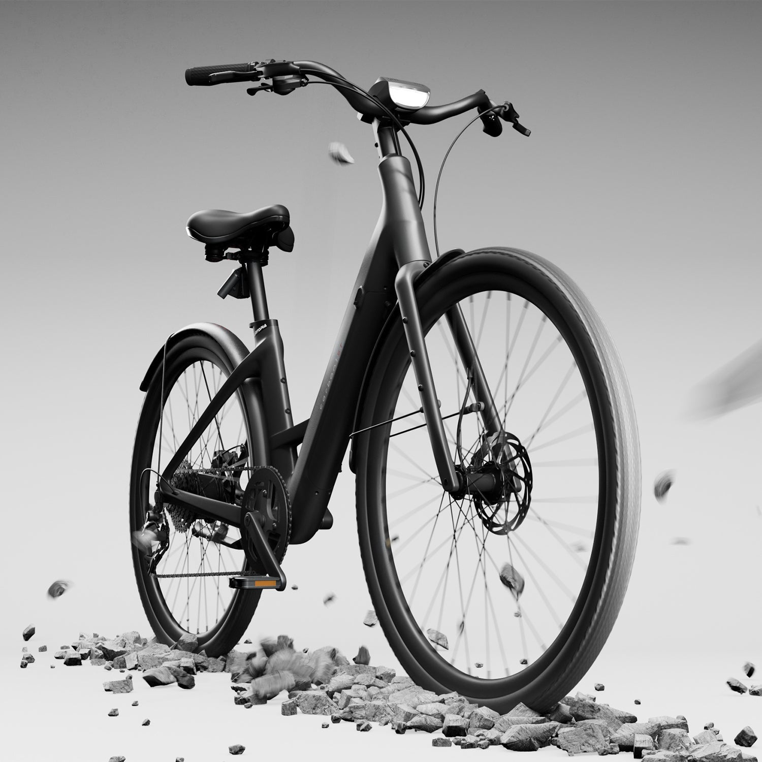 Carbon 1 Step-Thru Electric City Bicycle – Urtopia EU