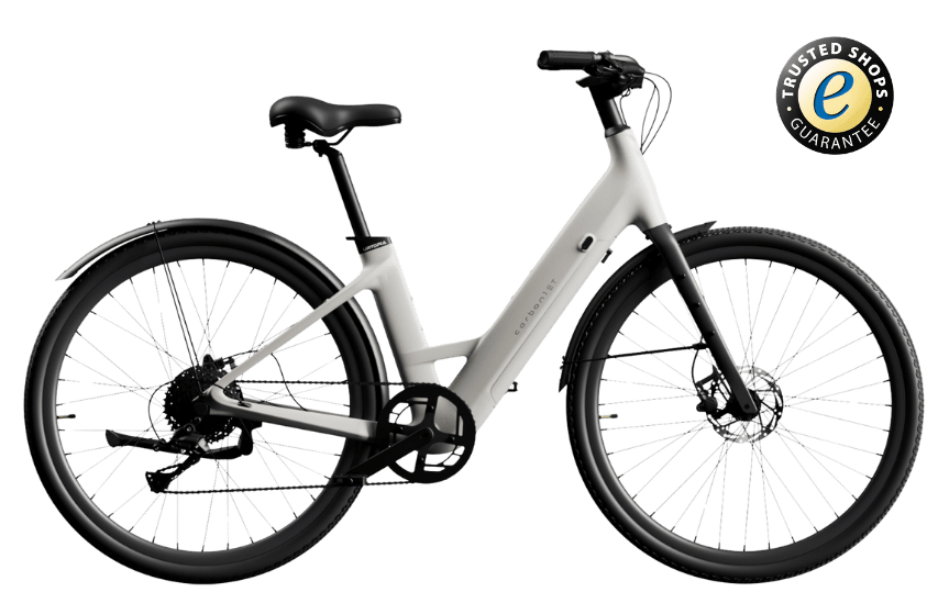 Carbon 1 Step-Thru Elektrisches City-Bike – Urtopia EU